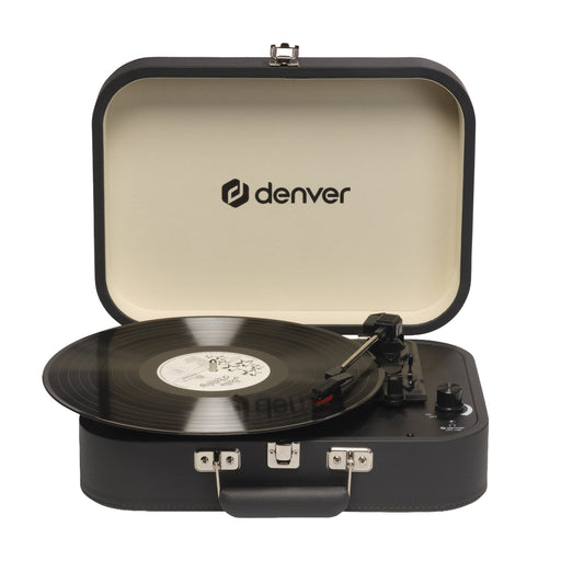 EAN 5706751090370 - Denver VPL-130DGR tocadisco Tocadiscos de tracción directa Negro Semiautomático imagen 1