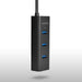 EAN 8595247903525 - Axagon HUE-S2B hub de interfaz USB 3.2 Gen 1 (3.1 Gen 1) Type-A 5000 Mbit/s Negro imagen 8