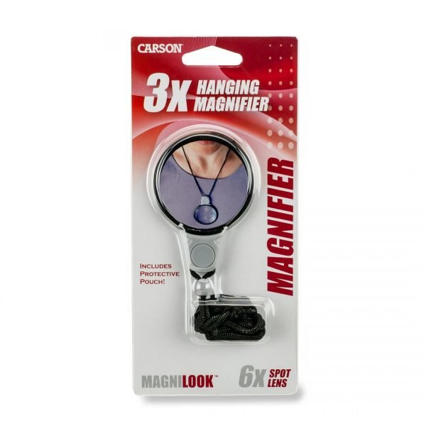 EAN 0750668001986 - Carson MagniLook lente de aumento y lupa 6x Gris, Transparente, Blanco imagen 2