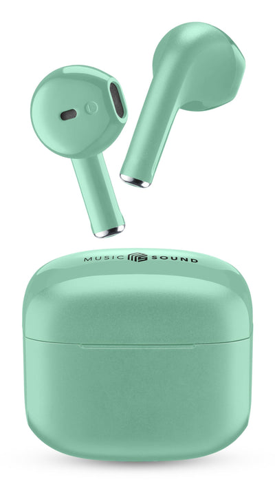 EAN 8018080454820 - Music Sound Swag Auriculares True Wireless Stereo (TWS) Dentro de oído Llamadas/Música Verde imagen 1