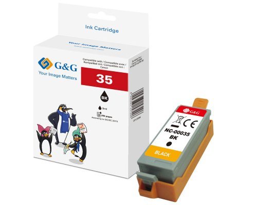 G&G Tinte Compatible Con Canon Pgi-35 1509b001 Negro