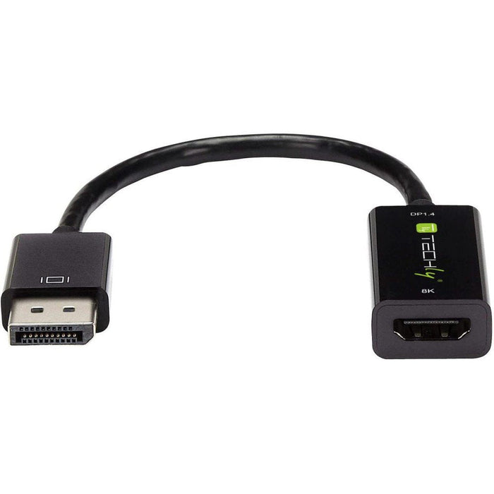 Techly Iadap Dp-Hdmif8k Adaptador De Displayport 1.4 Dp A Hdmi 8k*30hz M/F
