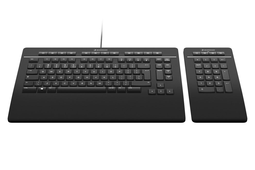 EAN 4260016341252 - 3Dconnexion Keyboard Pro with Numpad teclado Oficina USB + RF Wireless + Bluetooth QWERTY Inglés Negro imagen 2
