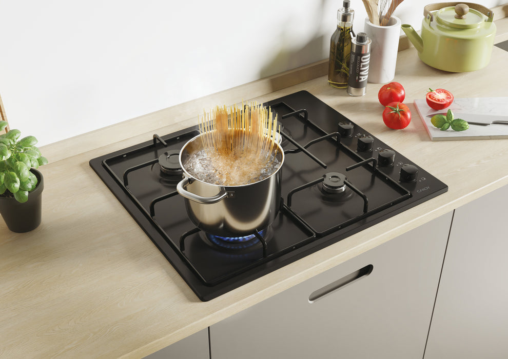 EAN 8016361966932 - Candy Idea CHW6LBB Negro Integrado 60 cm Encimera de gas 4 zona(s) imagen 2