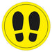 EAN 8410782185970 - APLI 18597 señal autoadhesiva Cloruro de polivinilo (PVC) Negro, Amarillo imagen 1