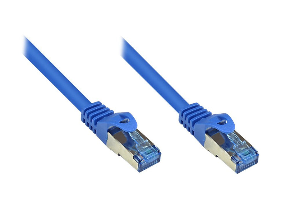 Goodconnections Cable De Red Mit Rastnasenschutz, Cat. 6a, S Ftp, Pimf, Halogenfrei, 500mhz, Blau, 3m,