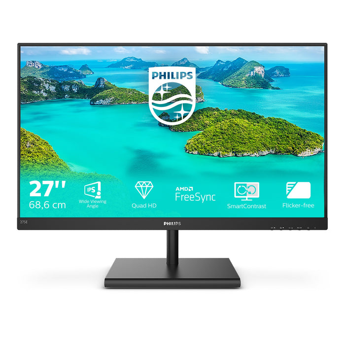 EAN 8712581758554 - Philips E Line 275E1S/00 pantalla para PC 68,6 cm (27") 2560 x 1440 Pixeles Quad HD LED Negro imagen 3