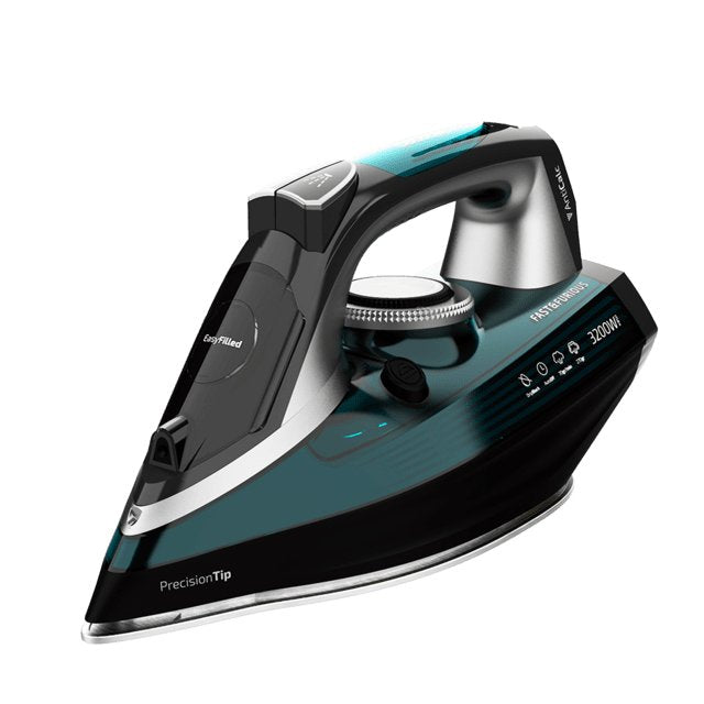EAN 8435484055253 - Cecotec Fast&Furious 5060 Ultra Plancha a vapor Suela de cerámica 3200 W Negro, Plata, Turquesa imagen 1