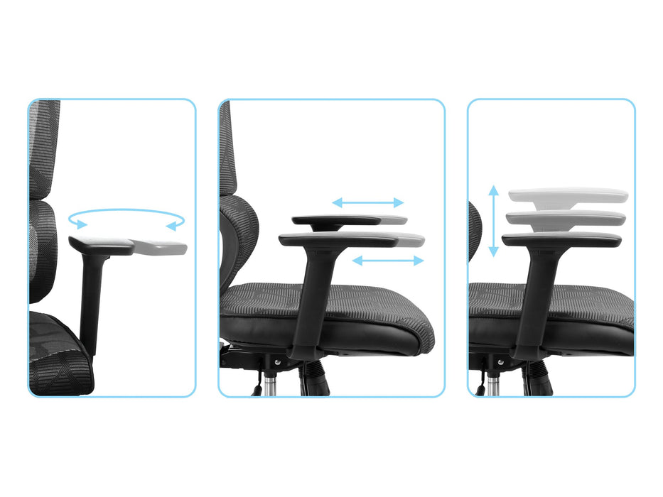 EAN 5705730640964 - Sandberg 640-96 silla para videojuegos Silla para videojuegos universal Asiento acolchado Negro, Gris imagen 7
