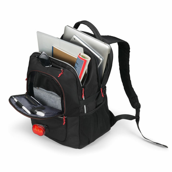 Dicota Backpack Plus Spin, Mochila Negra, 15.6 "