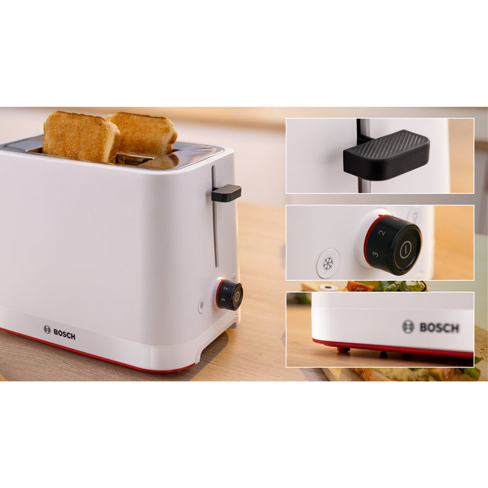 EAN 4242005403028 - Bosch TAT3M121 tostadora 4 rebanada(s) 950 W Blanco imagen 5