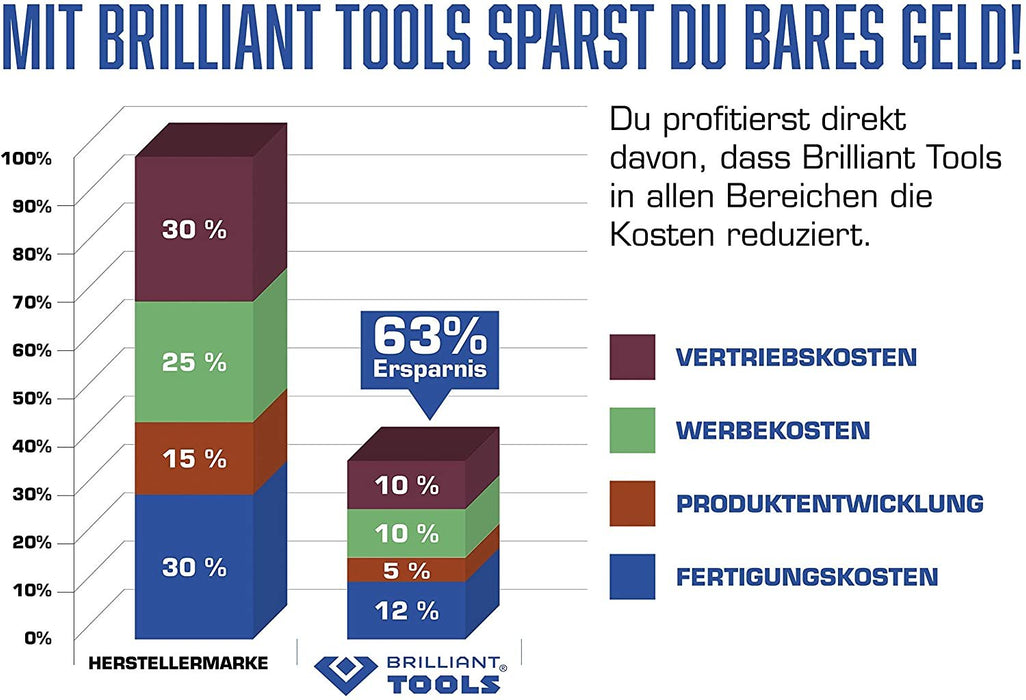 Brilliant Tools Stossdaempfer-Herramienta-Juego Bt651050