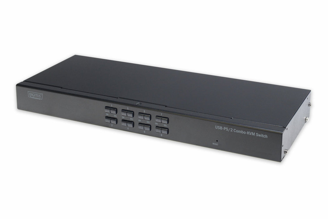 EAN 4016032429982 - Digitus DS-23200-2 interruptor KVM Montaje en rack Negro imagen 1