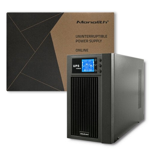 EAN 5901878530437 - Qoltec 53043 sistema de alimentación ininterrumpida (UPS) Doble conversión (en línea) 3 kVA 2400 W 2 sali imagen 9