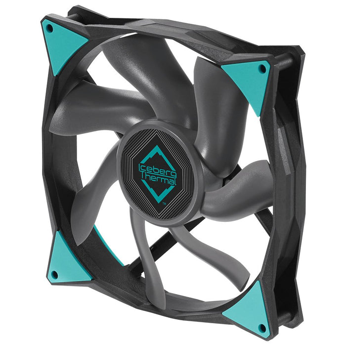 EAN 1230000071178 - Iceberg Thermal IceGALE Xtra Carcasa del ordenador Ventilador 14 cm Negro 1 pieza(s) imagen 2