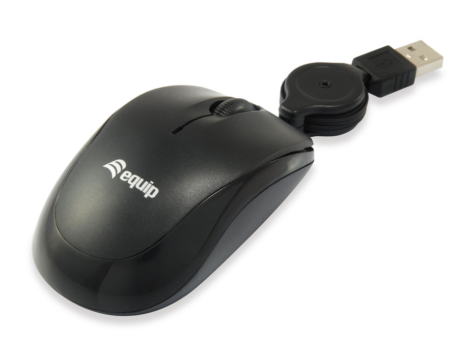 EAN 4015867208540 - Equip 245103 ratón Viajes Ambidextro USB tipo A Óptico 1000 DPI imagen 1