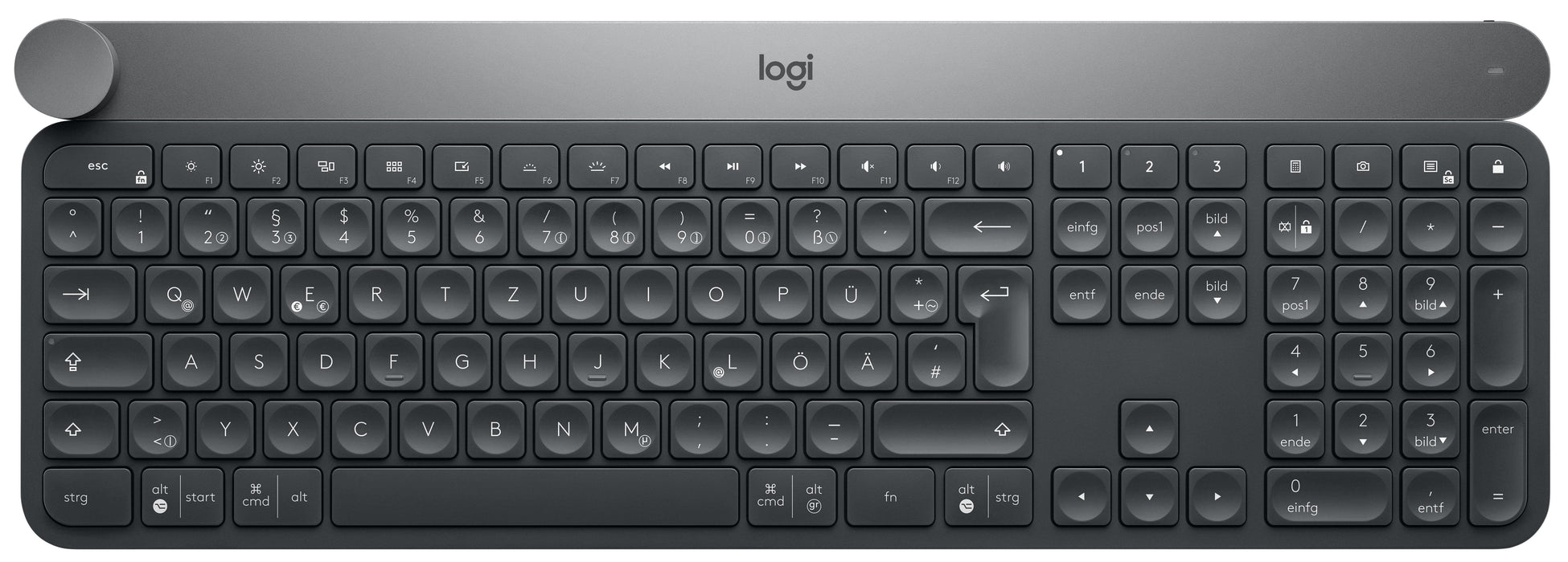 EAN 5099206072800 - Logitech 920-008496 teclado Universal RF Wireless + Bluetooth QWERTZ Alemán Negro, Gris imagen 5