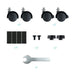 EAN 8433281009493 - TooQ UMCS0004-B soporte de CPU Carro para equipo informático Negro imagen 6
