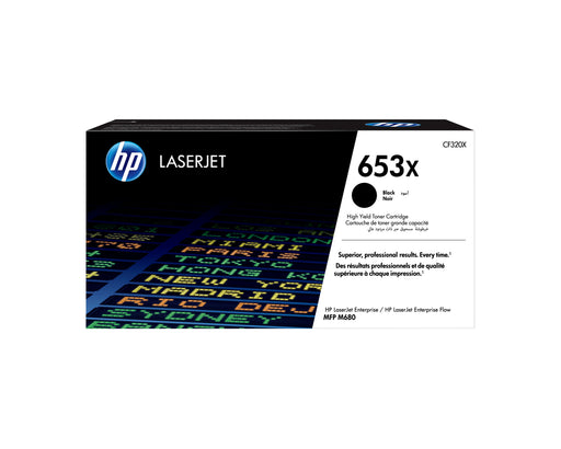 EAN 0886112501129 - HP 653X High Yield Black Original LaserJet Toner Cartridge cartucho de tóner 1 pieza(s) imagen 1
