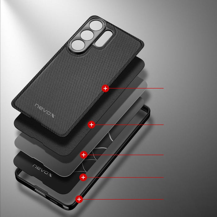 Nevox Styleshell Nylo - Samsung Galaxy S26 Ultra , Negro