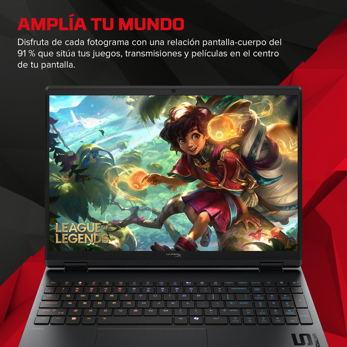 Portátil Hp Hyperx Omen 15-Ga0014ns U7 355 16gb 512gb Rtx 5060 15.3"2k Fdos
