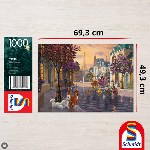 EAN 4001504596903 - Schmidt® Spiele Disney The Aristocats Puzzle rompecabezas 1000 pieza(s) Animales imagen 2