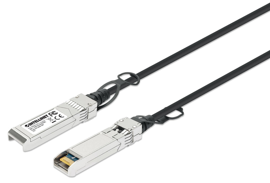 EAN 0766623508445 - Intellinet 508445 Cable de fibra óptica e InfiniBand 3 m SFP+ Negro, Plata imagen 1
