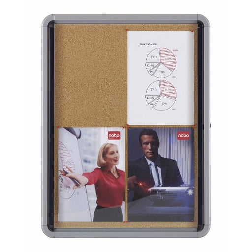 EAN 5028252063883 - Nobo 1902561 tablón para notas Marrón, Plata Aluminio imagen 1
