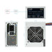 EAN 8433281007376 - TooQ Fonte Ecopower II unidad de fuente de alimentación 500 W 20+4 pin ATX SFX Plata imagen 9