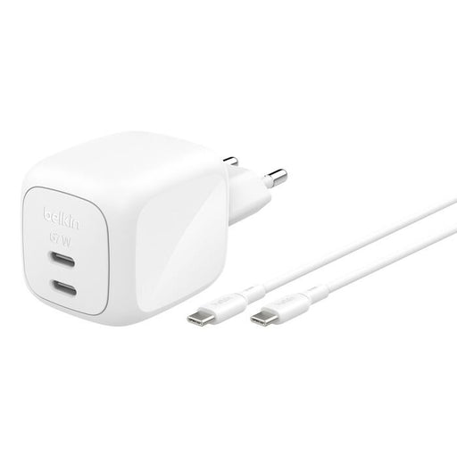 EAN 745883921614 - Belkin WCH020KQ2MWH-B6 cargador de dispositivo móvil Universal Blanco Corriente alterna Carga rápida Inter imagen 1