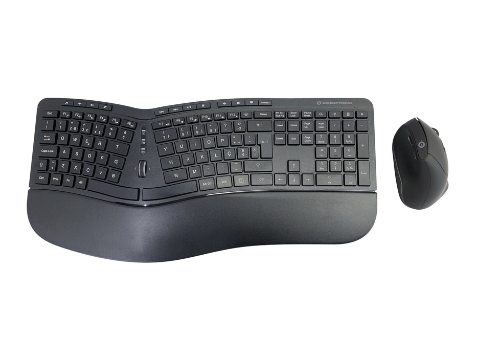 EAN 4015867227022 - Conceptronic ORAZIO02PT teclado Ratón incluido Oficina RF inalámbrico QWERTY Portugués Negro imagen 1