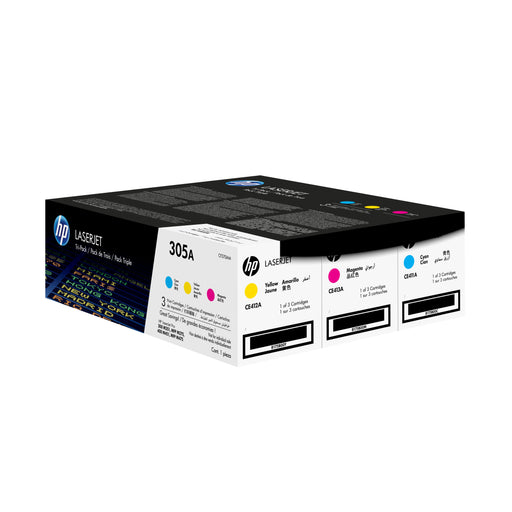EAN 0887111403049 - HP 305A 3-pack Cyan/Magenta/Yellow Original LaserJet Toner Cartridges cartucho de tóner 3 pieza(s) Cian,  imagen 2