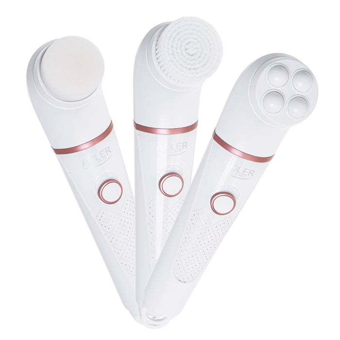 EAN 5903887808057 - Adler AD 2178 cepillo de limpieza facial Cepillo vibrador y giratorio Blanco Batería imagen 1