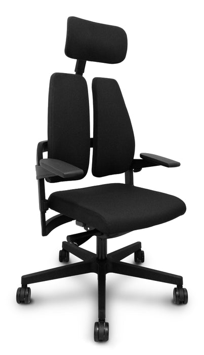 Piqueras Y Crespo Nowy Styl Silla Xilium Duo Traslack Tejido Era Negro Brazos 3d Y Cabecero