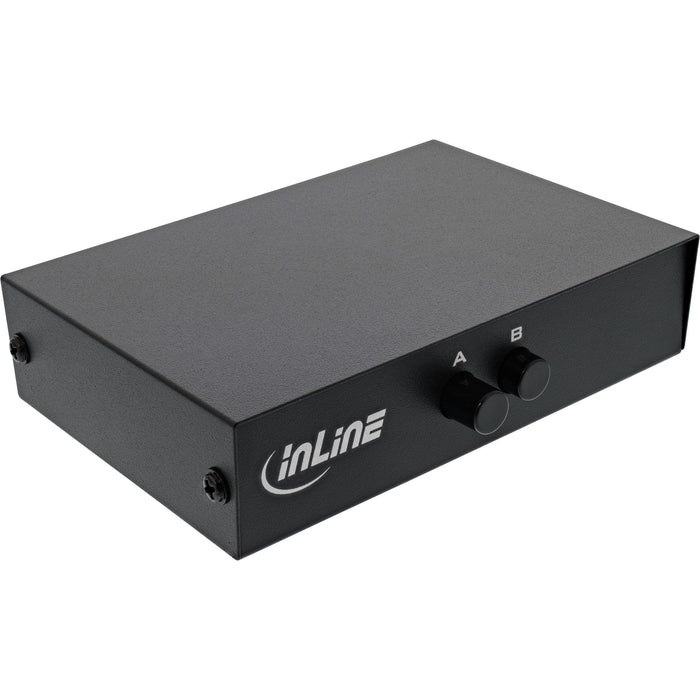 Switch Serie Inline Manual De 2 Puertos, Rs232, Sub-D De 9 Pines