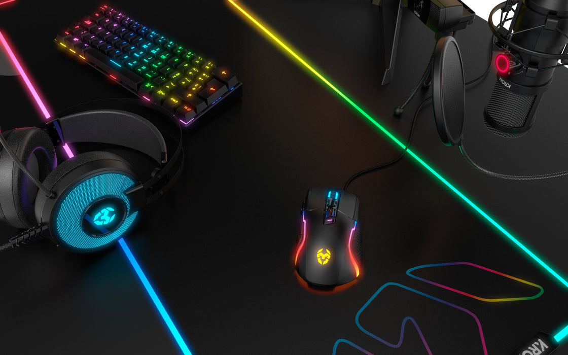 EAN 8436587971853 - Krom Kick ratón Juego mano derecha USB tipo A Óptico 6200 DPI imagen 12