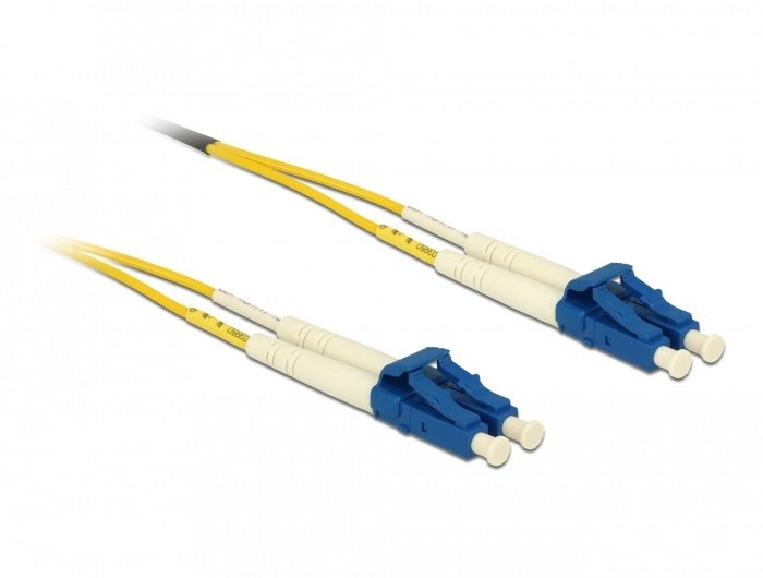 Delock Cable Fibra Óptica Lc > Lc Singlemode Os2 10 M
