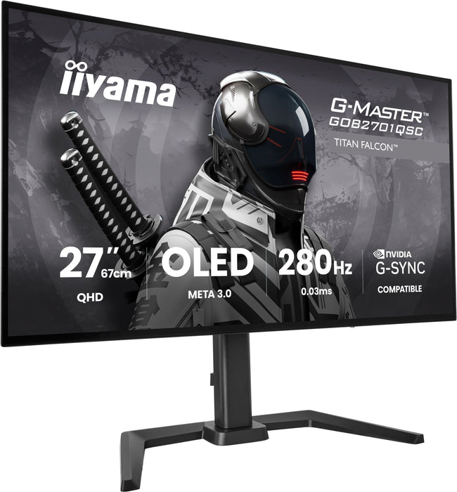 EAN 4948570127948 - iiyama G-MASTER GOB2701QSC-B1 pantalla para PC 68,6 cm (27") 2560 x 1440 Pixeles Negro imagen 4