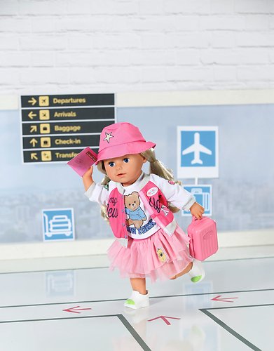 Zapf Creation Baby Born® Conjunto De Viaje Deluxe 43 Cm, Accesorios Para Muñecas 840733