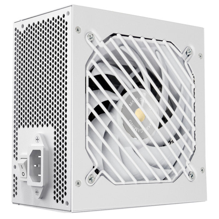 Fuente Modular Mars Gaming 650w Mpb650psi Atx3.1 80+Gold Pfc Activo Pcie5.1 12v-2x6 Dc-Dc Smd Blanco