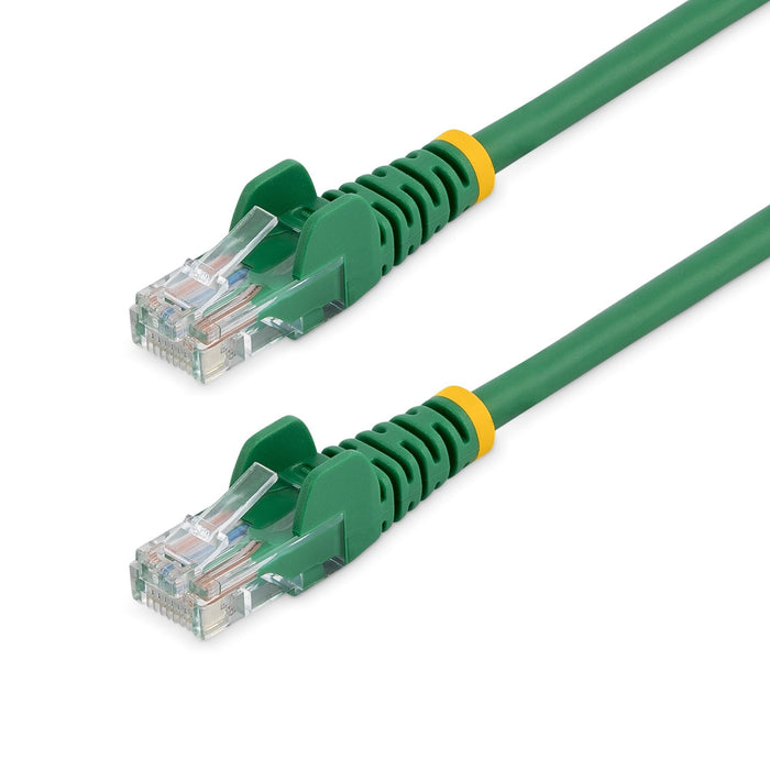 Cable De Red De 5m Verde Cat5e Cabl Ethernet Sin Enganche