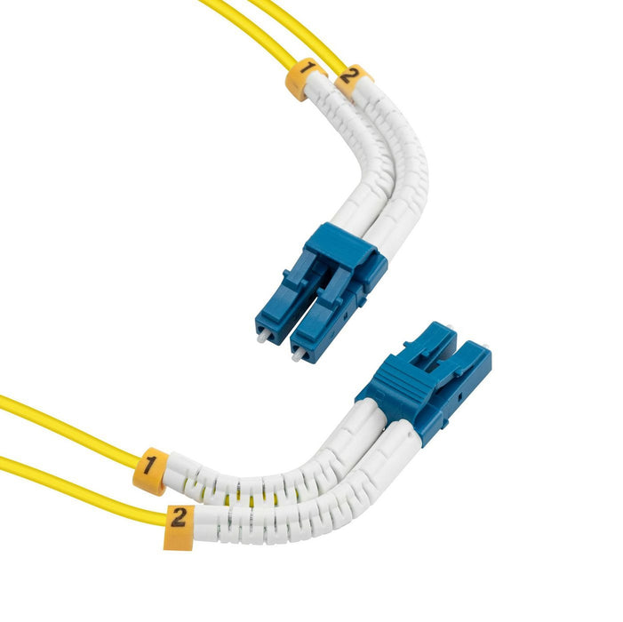 EAN 5715063506110 - Lanview LVO231409-FLEX Cable de fibra óptica e InfiniBand 5 m LC LC/LC Amarillo imagen 3