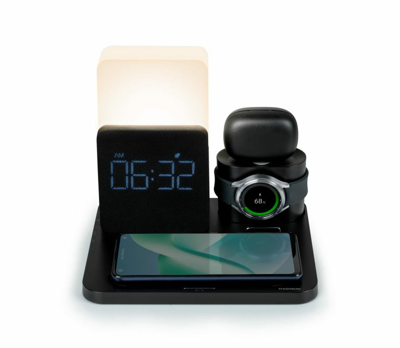 EAN 3499550387841 - Thomson CL800i Reloj despertador digital Negro imagen 6