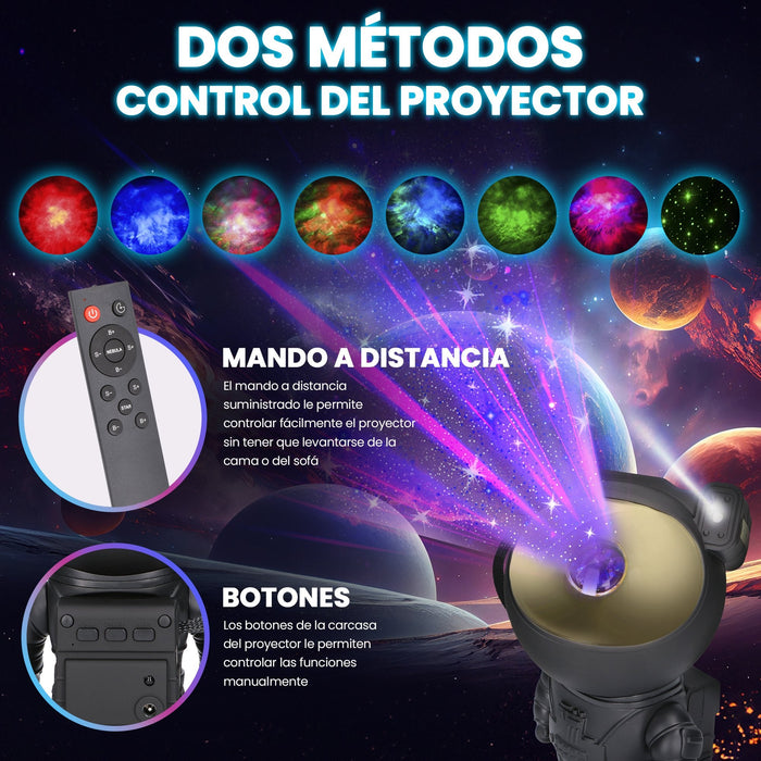 Extralink Home Astronauta Black Projektor Gwiazd 04