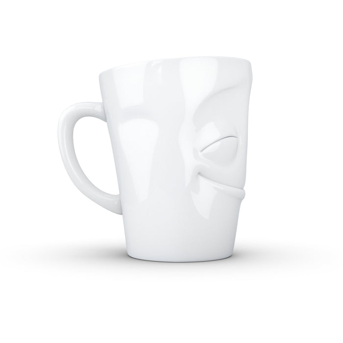 Fiftyeight Henkelbecher 350ml - Vergnügt Blanco