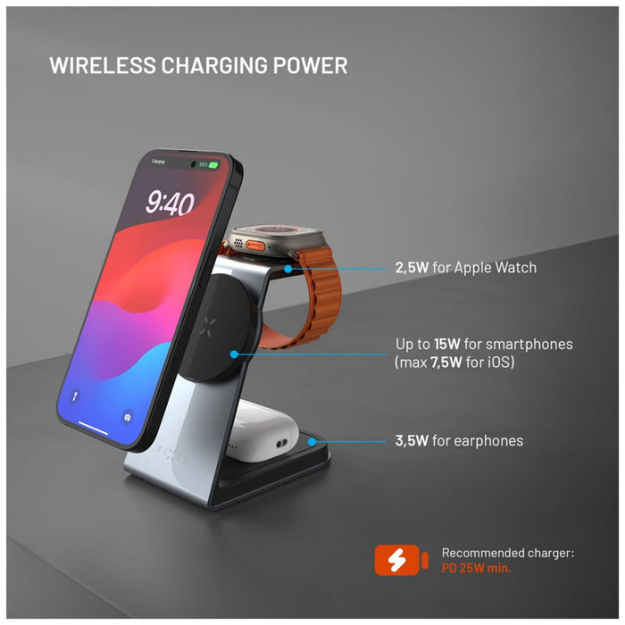EAN 8591680154234 - FIXED FIXMPOS-AL-GR cargador de dispositivo móvil Smartphone, Reloj inteligente, Auriculares Gris USB Car imagen 5