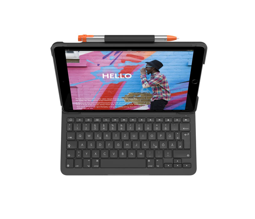 EAN 5099206088252 - Logitech 920-009474 teclado para móvil QWERTZ Alemán Bluetooth Grafito imagen 3