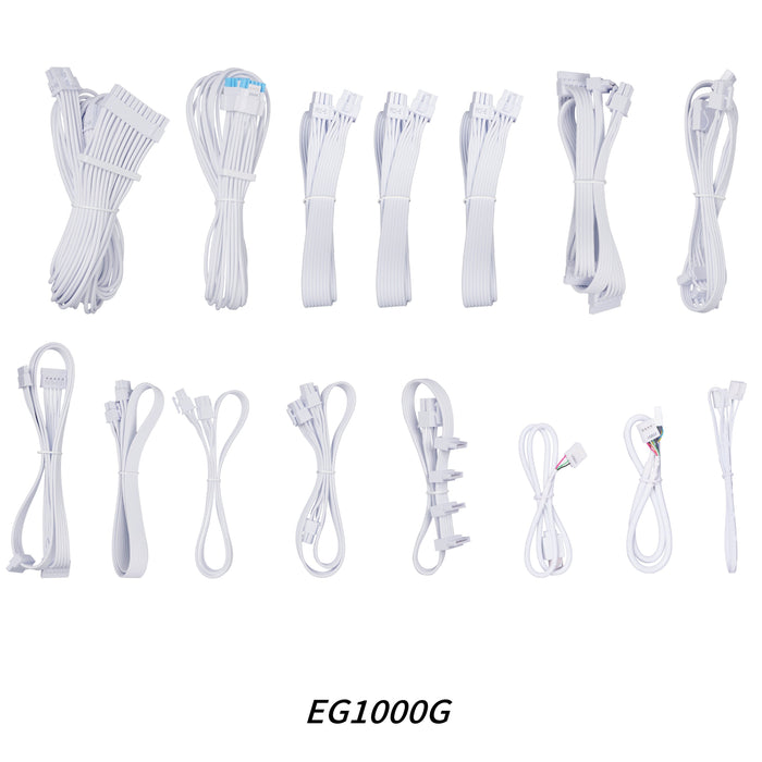 EAN 4718466016133 - Lian Li EG1000G unidad de fuente de alimentación 1000 W 20+4 pin ATX ATX Blanco imagen 11