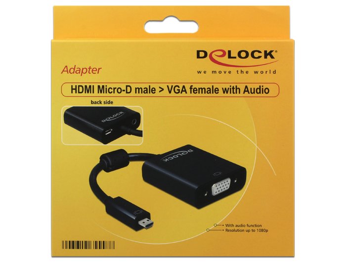 EAN 4043619655588 - DeLOCK 65558 Adaptador gráfico USB 1920 x 1080 Pixeles Negro imagen 2