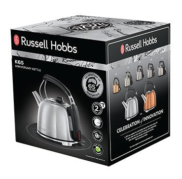 Hobbs K65 Anniversary Kettle - 1,2 L - 2400 W - Edelstahl
